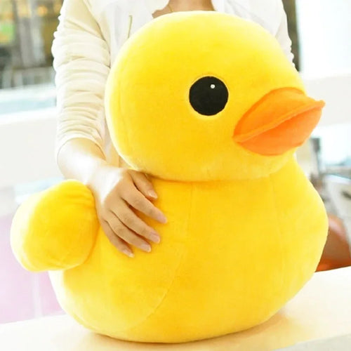 Yellow Duck Plush Toy – Kawaii Soft Stuffed Animal for Kids