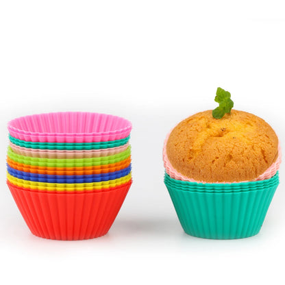 Silicone Cupcake Molds – Reusable Muffin Baking Cups