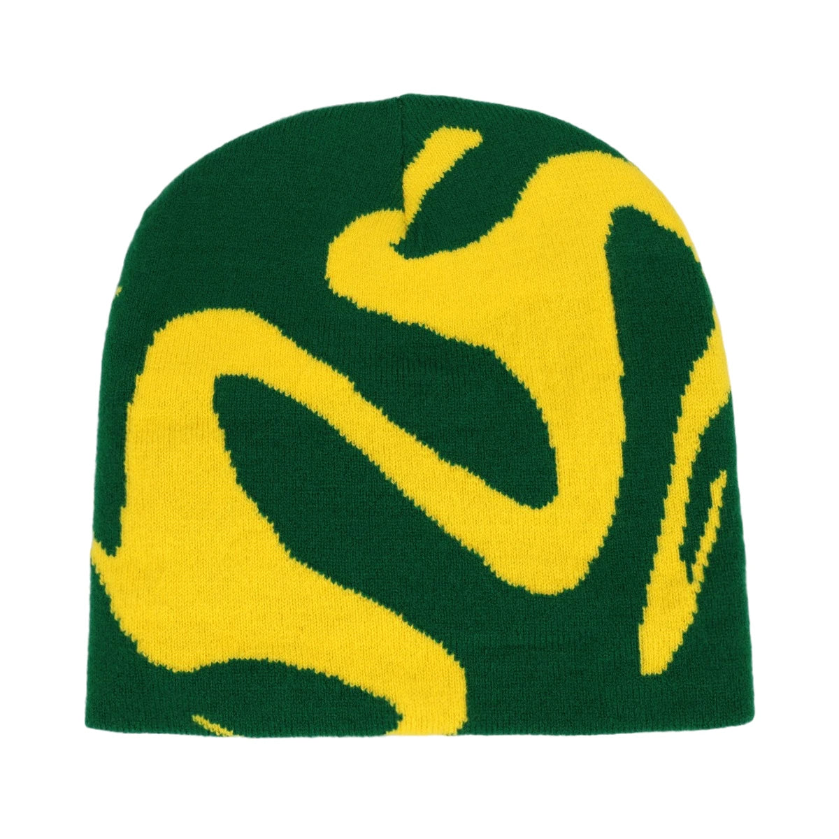 Y2K Letter Print Knit Beanie Hat – Unisex Winter Cap