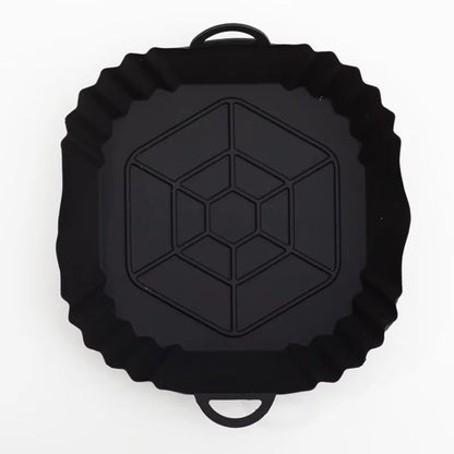 Silicone Air Fryer Liner – Reusable Square Basket Insert