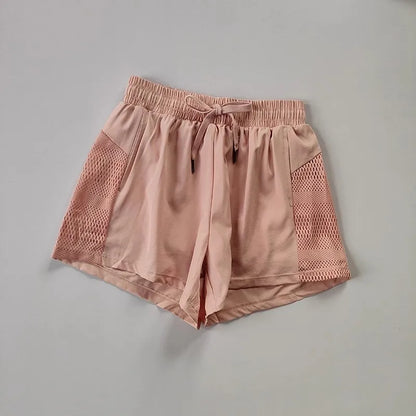 Women's Quick-Dry Sports Shorts – Loose Fit with Mesh Pockets