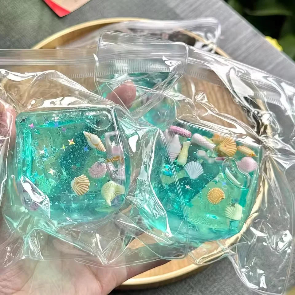 Ocean Block Stress Ball Fidget Toy – Squishy Sensory Relief