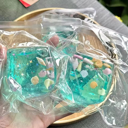Ocean Block Stress Ball Fidget Toy – Squishy Sensory Relief
