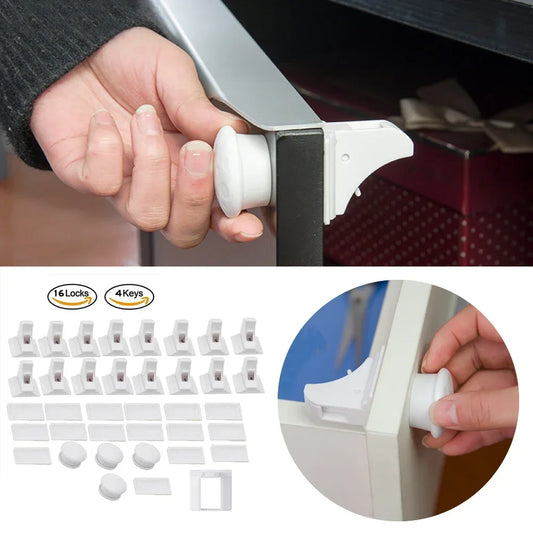 Magnetic Baby Safety Lock – Invisible Cabinet & Drawer Latch