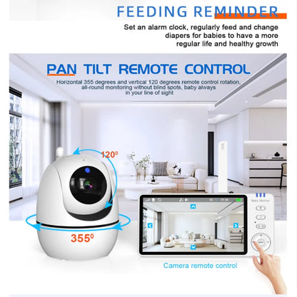 5-Inch Video Baby Monitor with Zoom & Night Vision