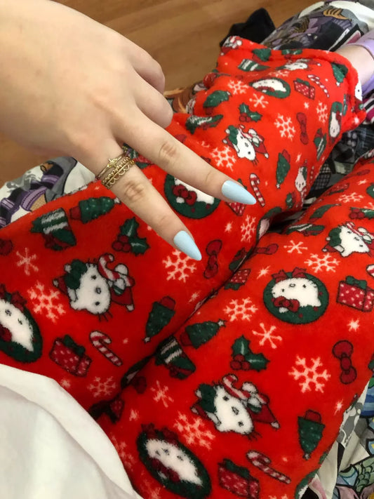 Hello Kitty Halloween Flannel Pajama Pants for Women