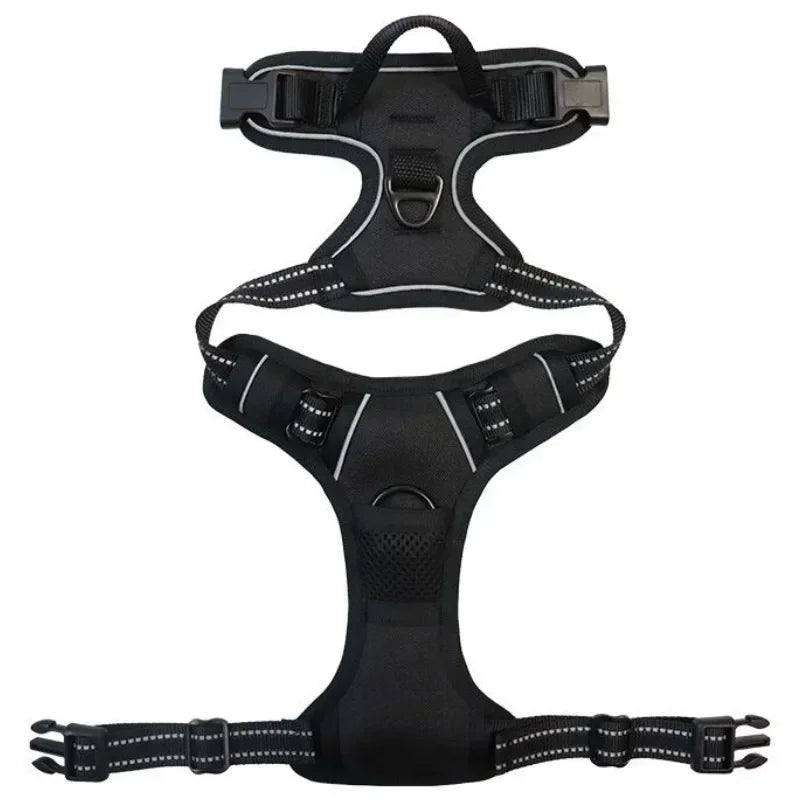 Reflective No-Pull Dog Harness – Adjustable Breathable Vest