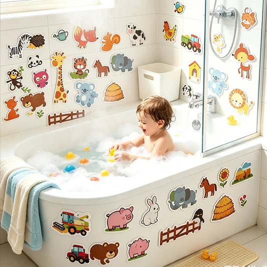 Kids Bath Toys – Soft EVA Floating Figures for Toddlers (Ages 2–4)