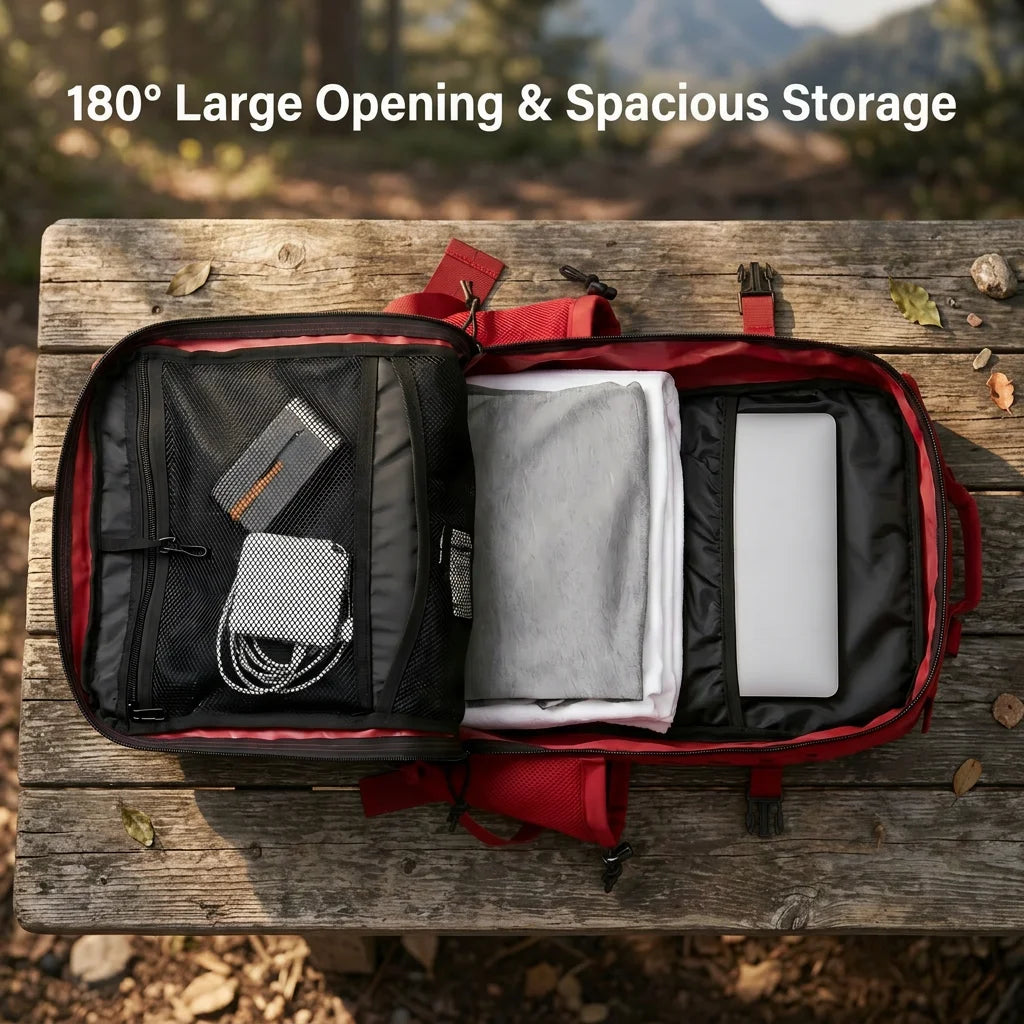 45L Tactical Backpack – MOLLE Military Hiking & Camping Bag