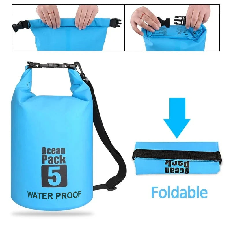 Waterproof Dry Bag PVC Ocean Pack 2L 5L 10L 20L 30L