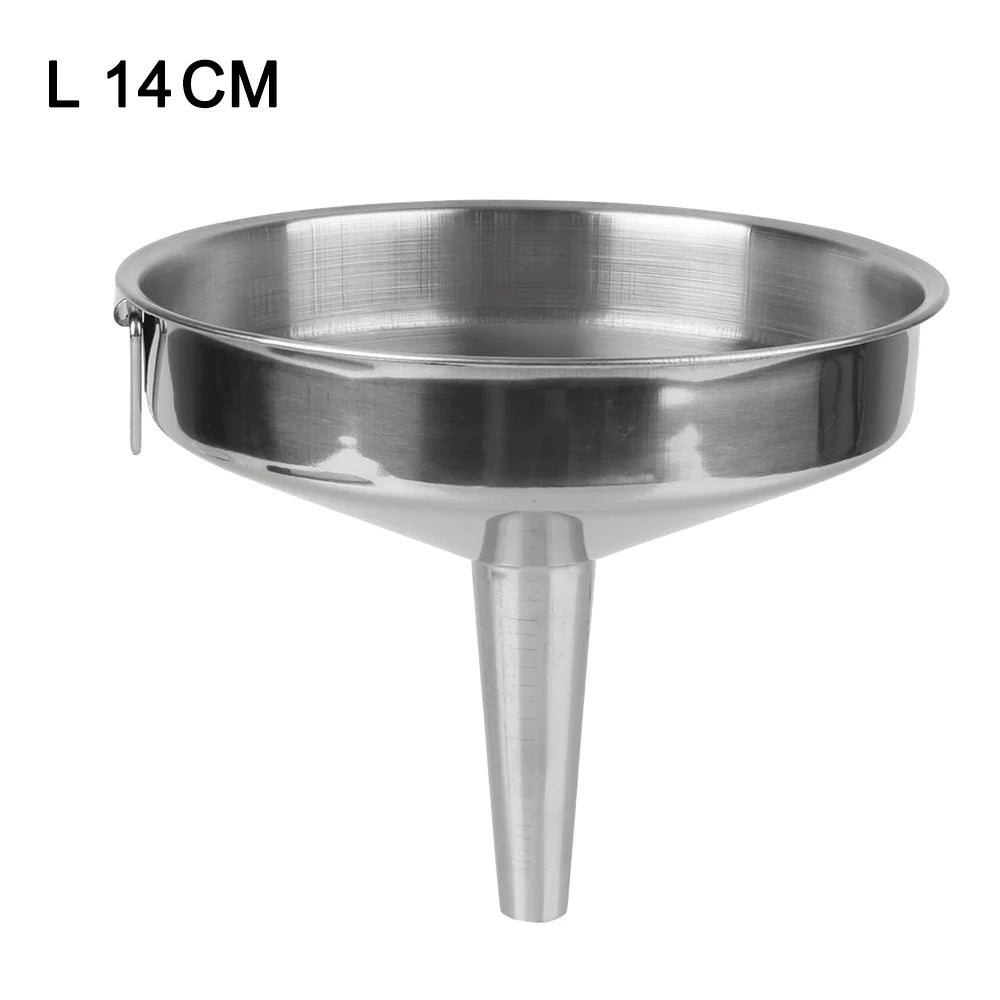 Stainless Steel Kitchen Funnel – Wide Mouth, Dishwasher Safe