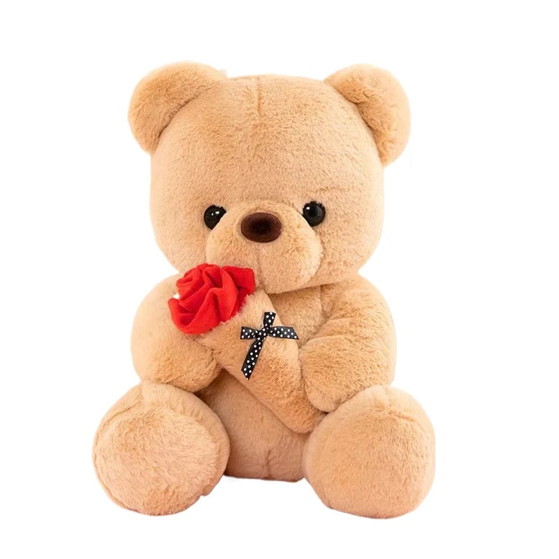 Rose Bear Plush Toy – Romantic Stuffed Animal Gift