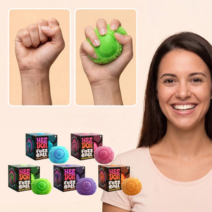 Nee Doh Fuzz Ball Stress Relief Squeeze Toy