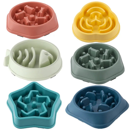 Slow Feeder Bowl for Dogs & Cats – Anti-Choke Non-Slip
