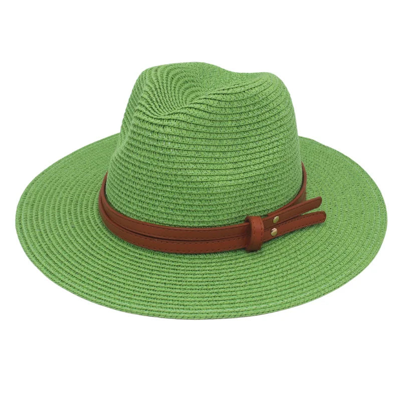 Panama Straw Sun Hat – Unisex Wide Brim Beach Hat