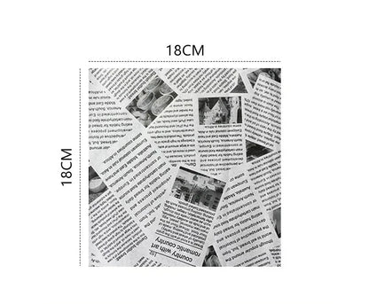 Oil-Proof Food Wrapping Paper – Burger, Sandwich & Fried Food Liner