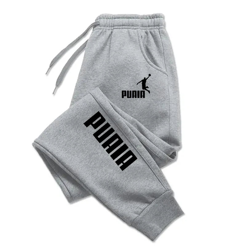 Men's Graphic Print Jogger Sweatpants – Loose Fit Sport Trousers