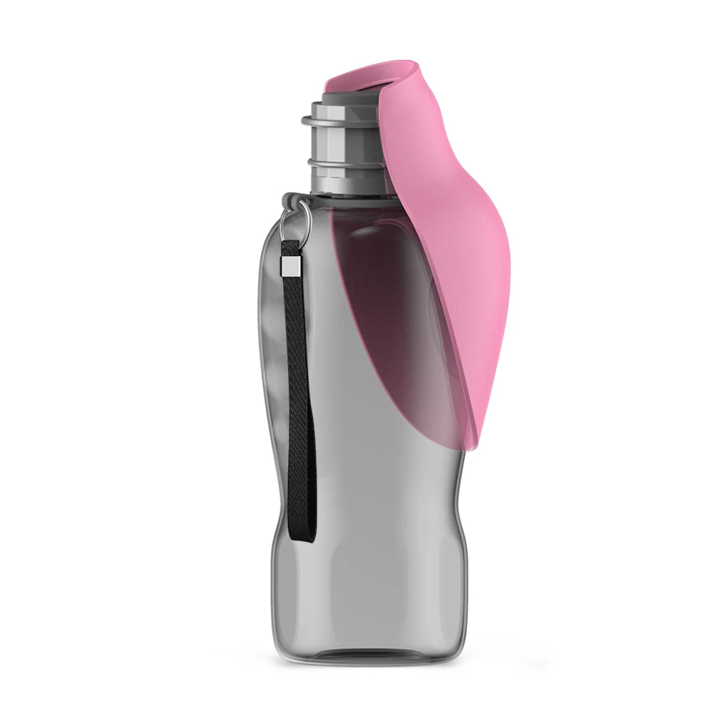 Portable Dog Water Bottle with Drinking Bowl – 27oz Travel Dispenser