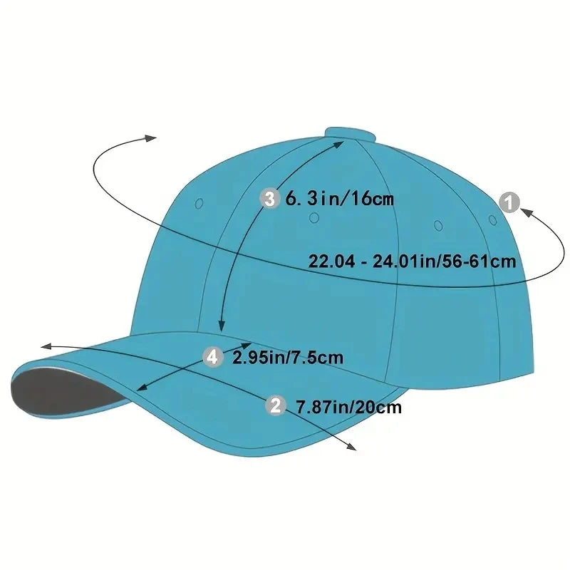 Unisex Adjustable Baseball Cap – Solid Retro Snapback Hat for Men & Women