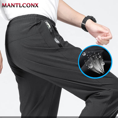 Men's Quick-Dry Stretch Jogger Pants – Breathable Casual Sweatpants