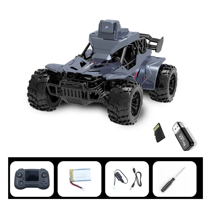 FPV RC Car with Camera & LCD Remote – 2.4G Off-Road Toy for Kids & Adults