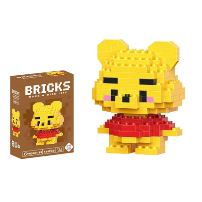 Cute Cartoon Mini Building Blocks Set – Disney & Sanrio Character Bricks