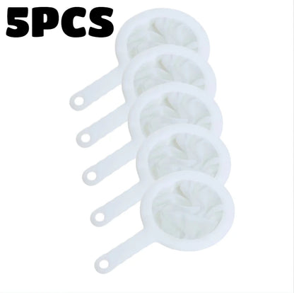 Ultra-Fine Mesh Strainer Spoon – Nylon Sieve for Soy Milk, Juice & Coffee
