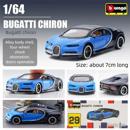 1:64 Diecast Car Model – Bburago Collectible Alloy Vehicle Toy