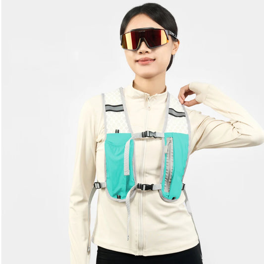 Running Storage Vest | Lightweight Reflective Hydration Chest Pack