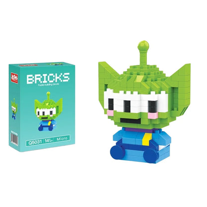 Cute Cartoon Mini Building Blocks Set – Disney & Sanrio Character Bricks