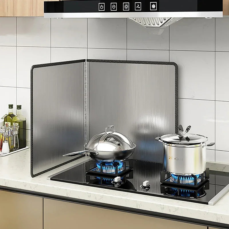 Oil Splatter Guard – Stainless Steel Grease Splash Screen for Stovetop