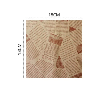 Oil-Proof Food Wrapping Paper – Burger, Sandwich & Fried Food Liner