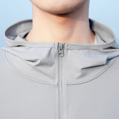 UPF 50+ Sun Protection Hoodie Jacket – Unisex Lightweight Outdoor