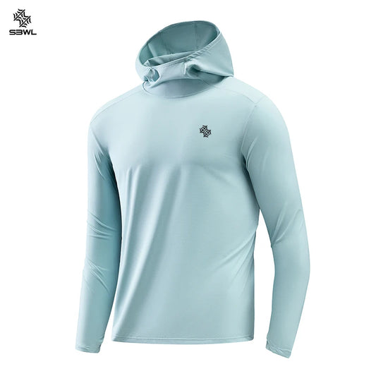 Lightweight Athletic Hoodie – Unisex Long Sleeve Fitness Top