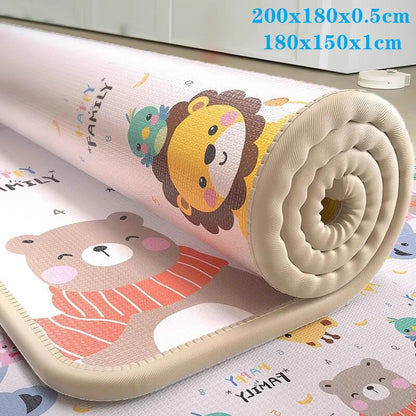 Baby Play Mat Double Sided – Non-Toxic EPE Foam Crawling Mat for Infants & Toddlers