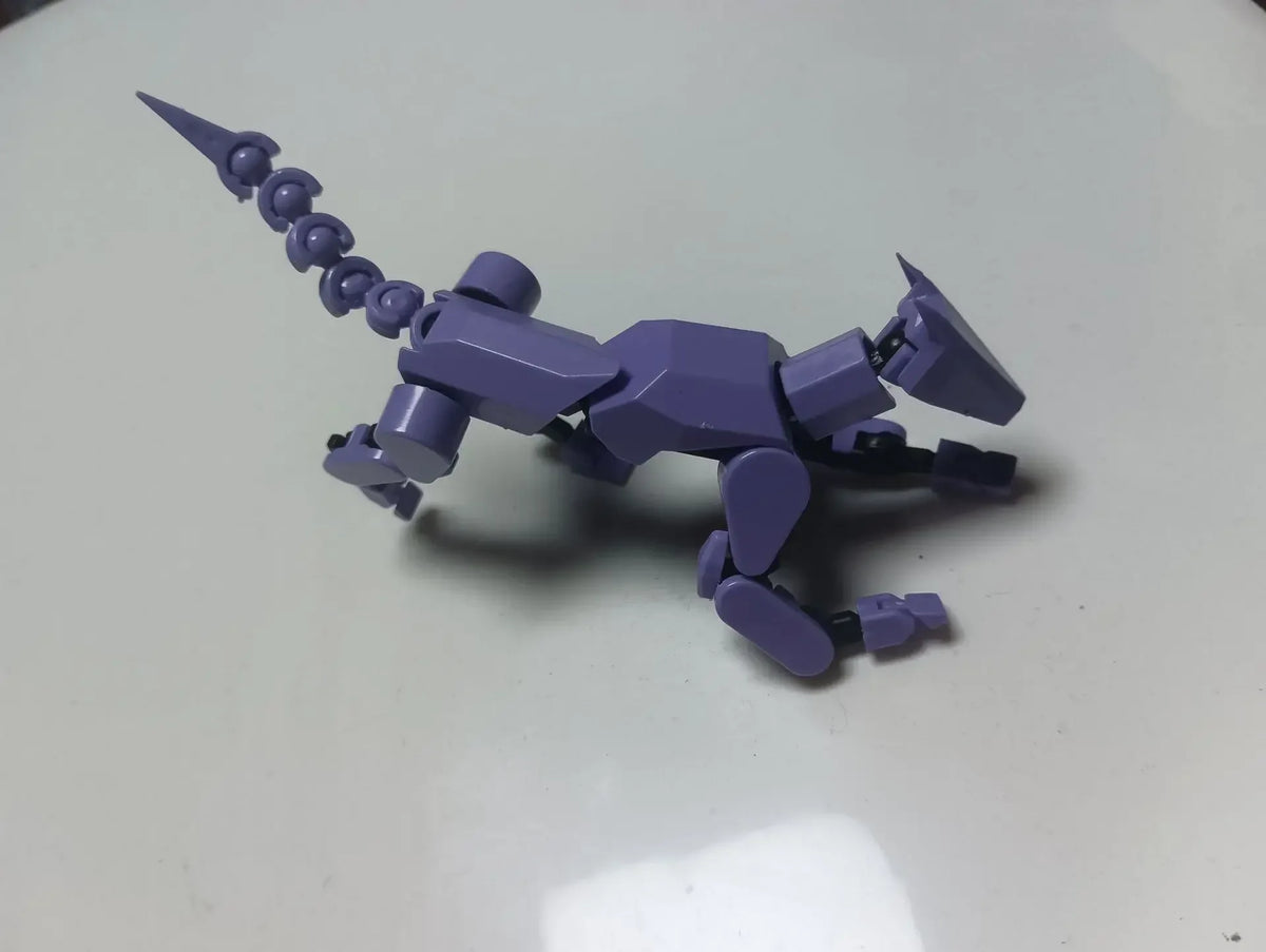 3D Printed Multi-Jointed Robot Action Figure – Full Articulation with Accessories