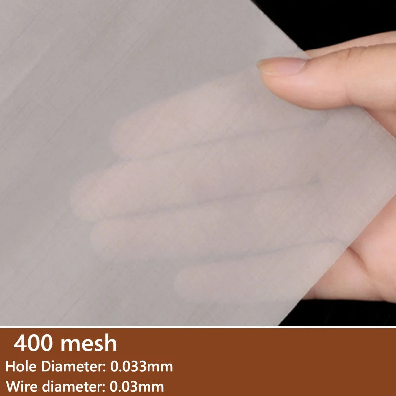 304 Stainless Steel Wire Mesh Filter Screen – 4 to 500 Mesh