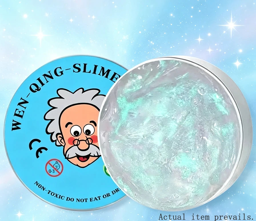 Crystal Slime Stress Relief Fidget Toy – Fluffy Putty for Kids