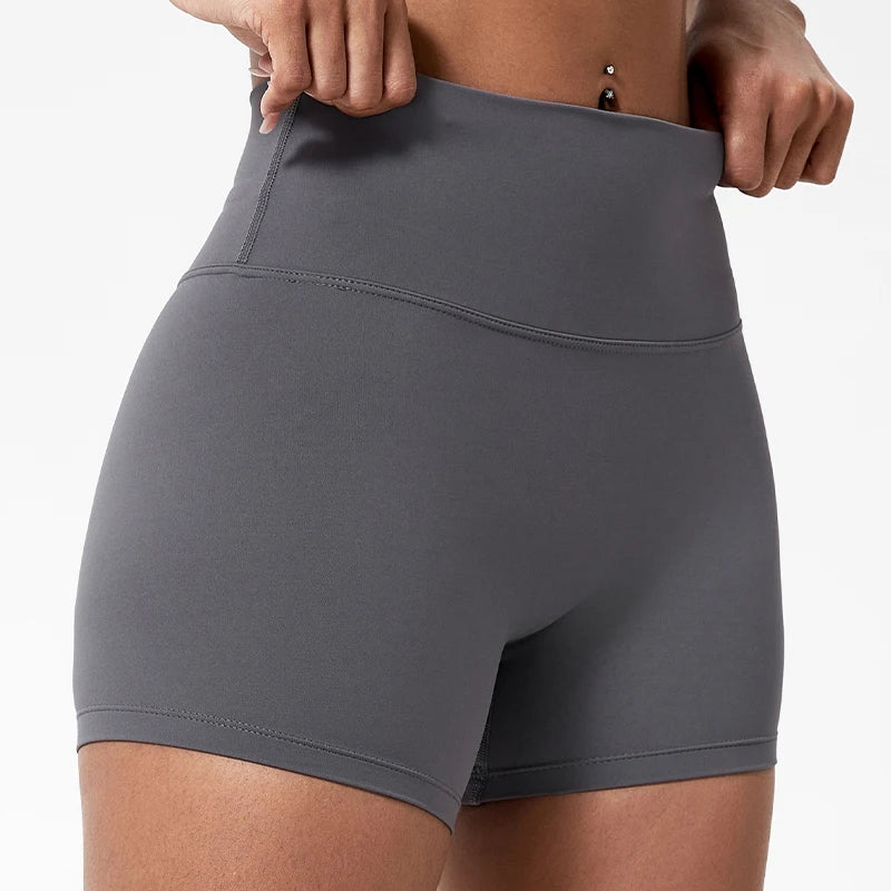 High-Waist Biker Shorts for Women – Butt-Lifting Slim Fit