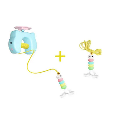 Electric Cat Toy – Auto Swing Caterpillar with 2 Ropes