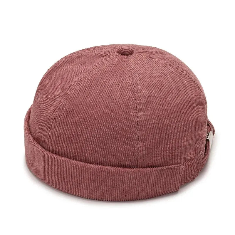 Docker Skull Cap Beanie – Brimless Rolled Cuff Hat for Men & Women