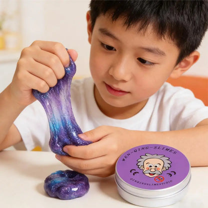 Crystal Slime Putty – Kids Safe Stress Relief Clay Toy