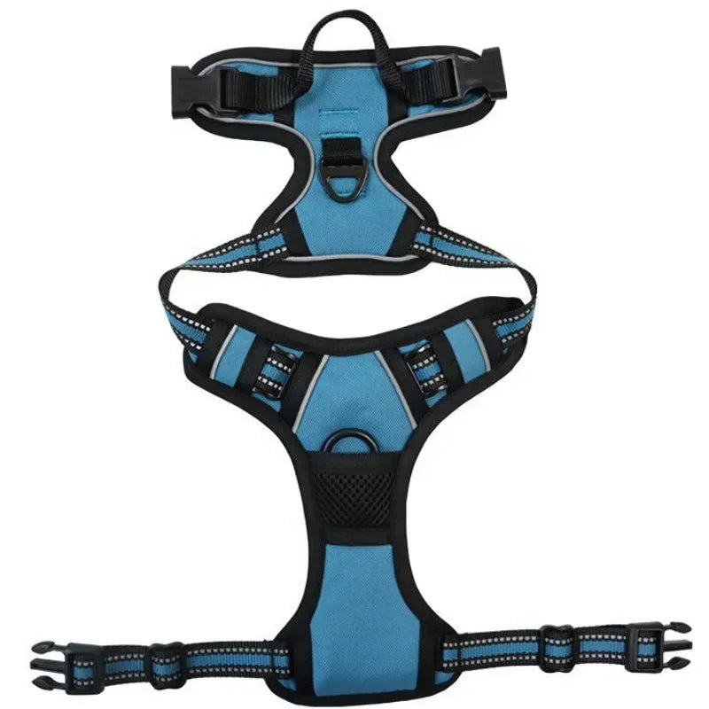 Reflective No-Pull Dog Harness – Adjustable Breathable Vest
