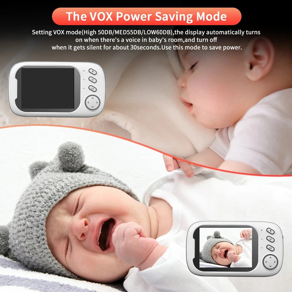3.5-Inch Wireless Baby Monitor with Camera & 2-Way Audio