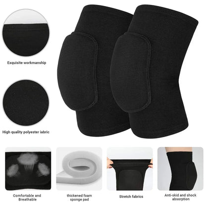 Knee Pads with EVA Padding – Patella Support for Dance, Volleyball & Yoga