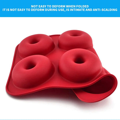 Silicone Donut Mold 6-Cavity – Non-Stick Doughnut Baking Pan