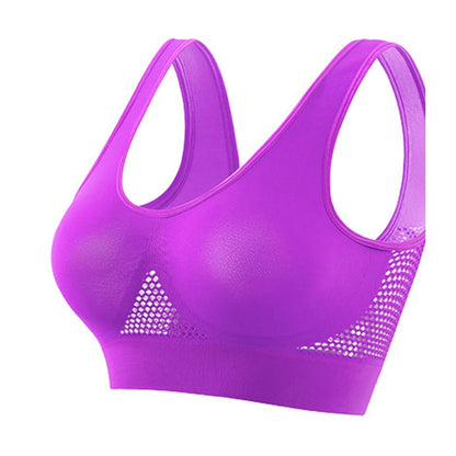 Seamless Sports Bra for Women – High Support, Shockproof, Breathable