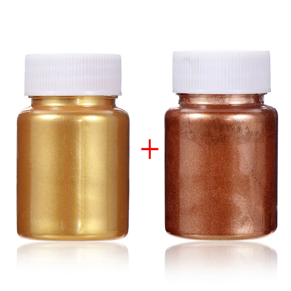 Edible Glitter Powder – Gold & Silver Shimmer Dust for Cake, Macaron & Pastry Decorating