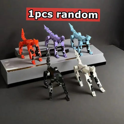 3D Printed Multi-Jointed Robot Action Figure – Full Articulation with Accessories