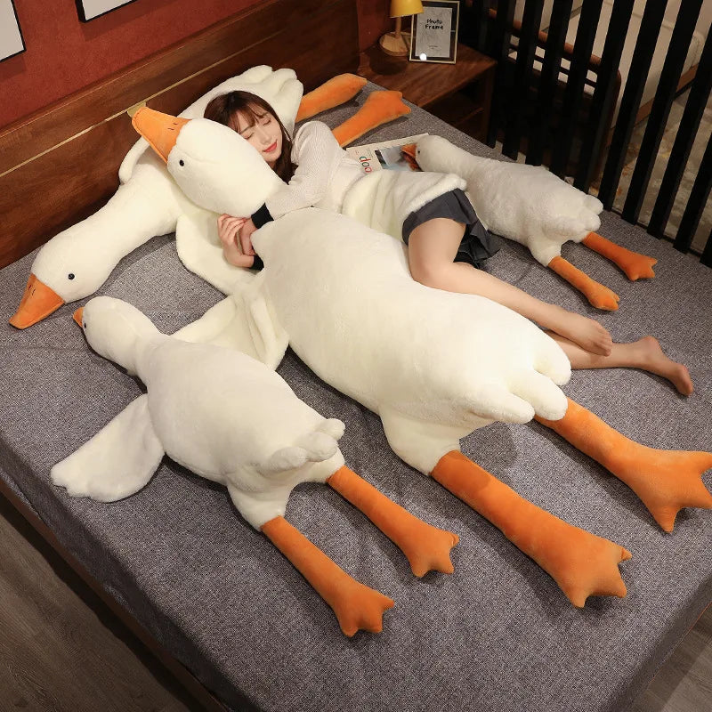 Goose Plush Stuffed Animal Pillow – Soft Duck Cushion Gift